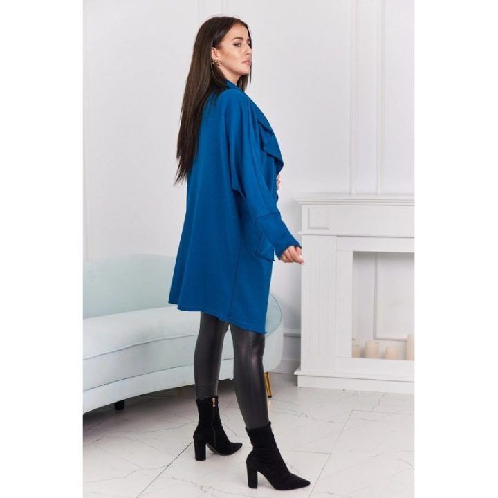 Moteriška mėlyna narzутka su kišenėmis Cape with pockets nautical