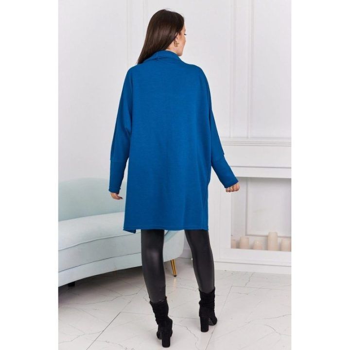 Moteriška mėlyna narzутka su kišenėmis Cape with pockets nautical