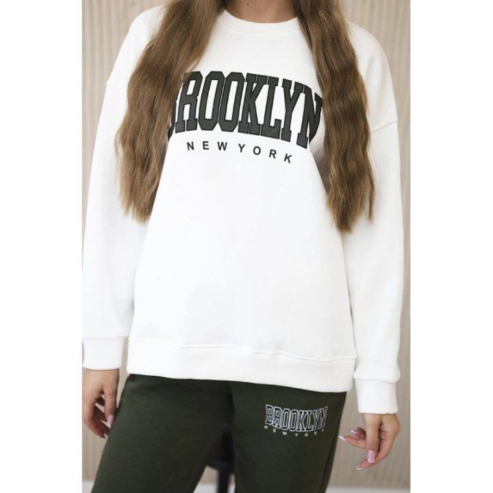 Moteriškas šiltas komplektas Brooklyn, chaki spalvos