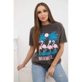 Rudos „Miami“ medvilninė palaidinė