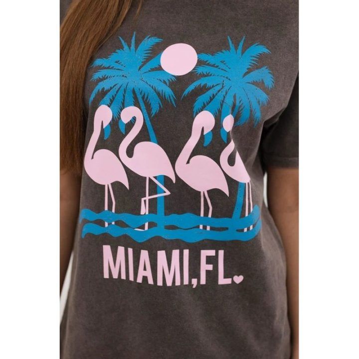 Rudos „Miami“ medvilninė palaidinė