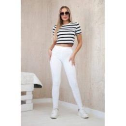 Balti džinsai Classic jeans white