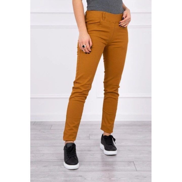 Džinsinės kelnės Colorful jeans mustard, garstyčių spalvos