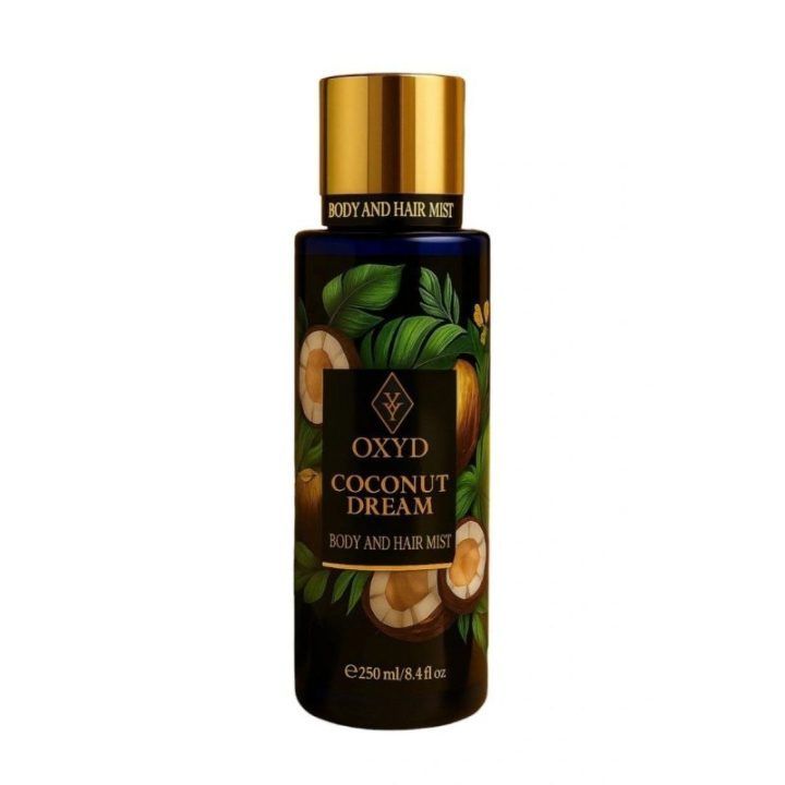 OXYD Coconut Dream kūno ir plaukų dulksna, 250 ml