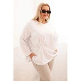 Moteriška Plus Size palaidinė su kišene, mėtų spalvos
