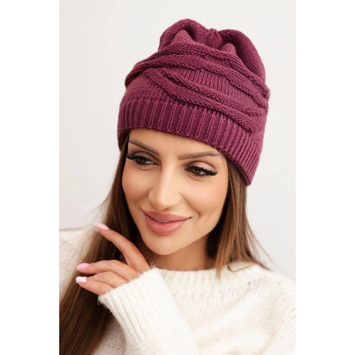 Moteriška kepurė Emma K343, džinso mėlynos spalvos