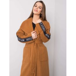 Šviesiai rudas paltas