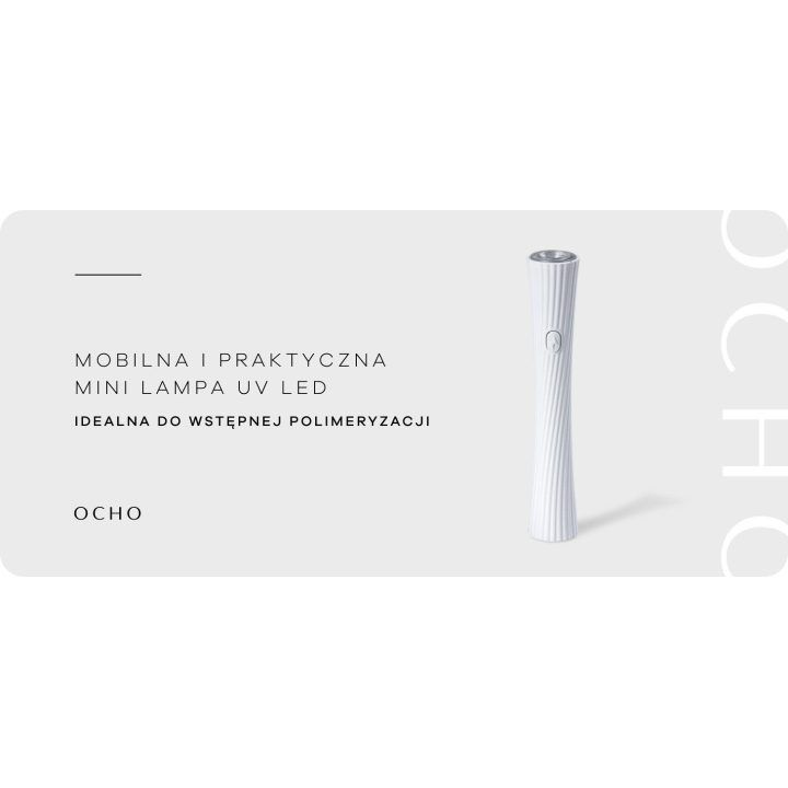 OCHO mini balta UV LED lempa