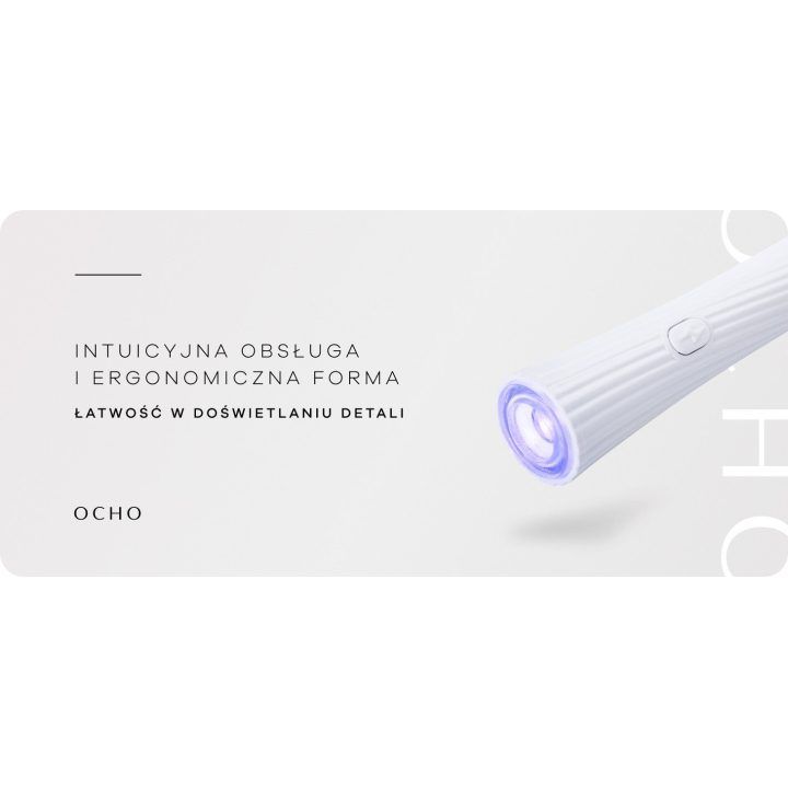 OCHO mini balta UV LED lempa