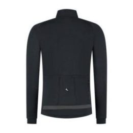 Vyriški dviratininko marškinėliai ilgomis rankovėmis Rogelli Essential Light, juodi, 5XL