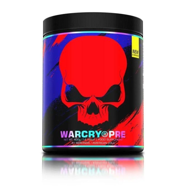 Treniruočių booster Genius Nutrition Warcry Pre 400 g
