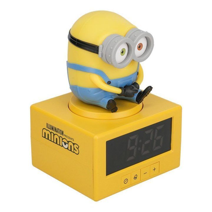 Paladone Minions Bob skaitmeninis žadintuvas su naktine lempute