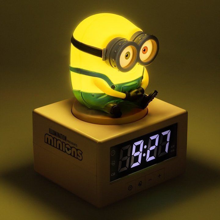 Paladone Minions Bob skaitmeninis žadintuvas su naktine lempute