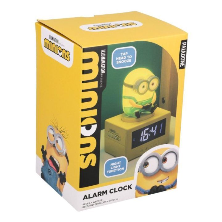 Paladone Minions Bob skaitmeninis žadintuvas su naktine lempute