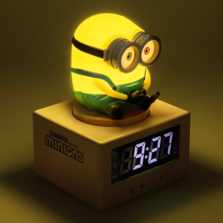 Paladone Minions Bob skaitmeninis žadintuvas su naktine lempute
