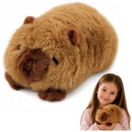 Rudas pliušinis kapibaros žaislas, 16 cm