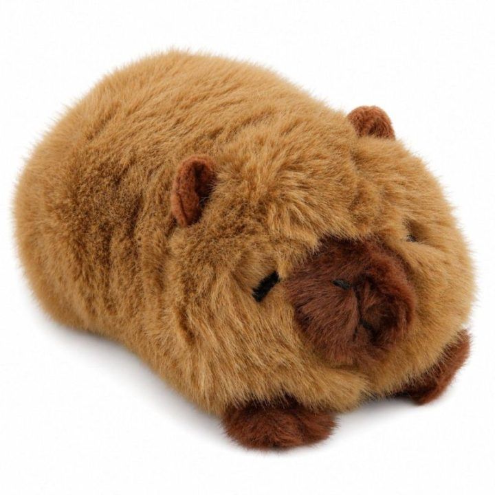 Rudas pliušinis kapibaros žaislas, 16 cm