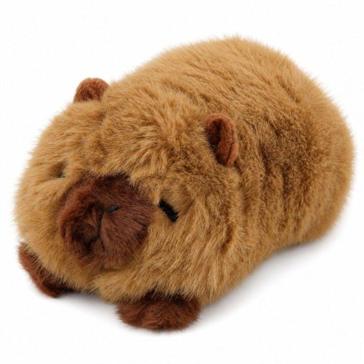 Rudas pliušinis kapibaros žaislas, 16 cm