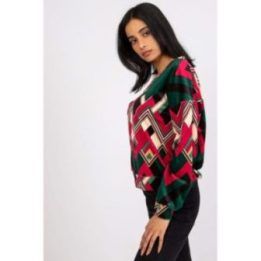 Daugiaspalvė velūrinė palaidinė Italy Moda