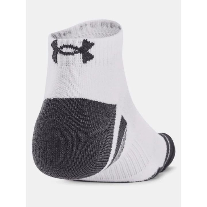 Under Armour kojinės 3 porų rinkinys, baltos ir juodos