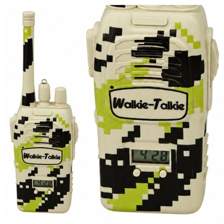 Kariniai vaikiški racijos walkie-talkie USB, 2 vnt