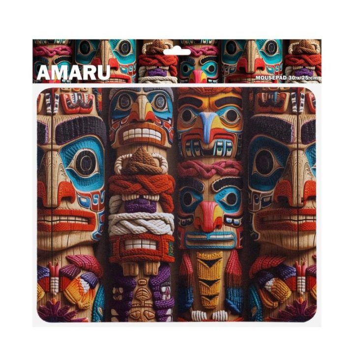 Sbox AMARU M MP-06 pelės kilimėlis 30 x 25 cm, daugiaspalvis