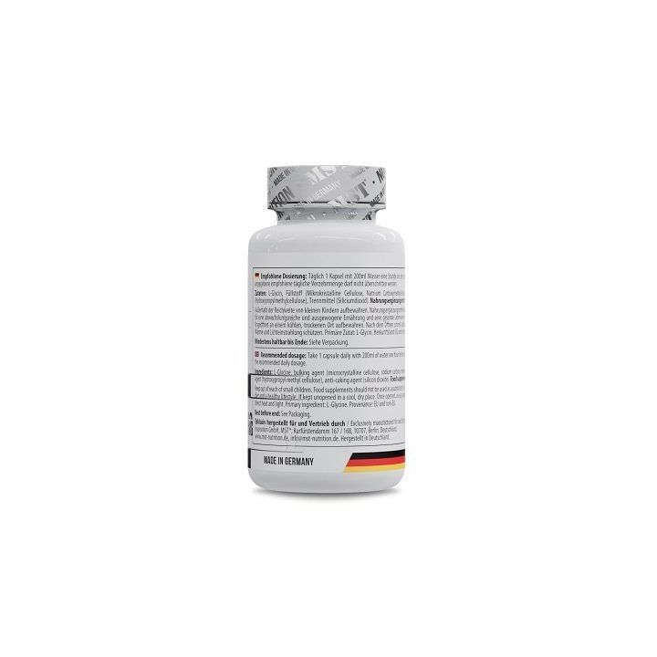 Glicino kapsulės MST 60 kapsulių, 1000 mg