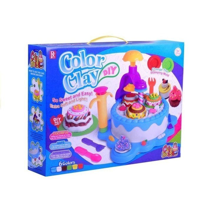 Spalvoto modelino rinkinys „Birthday Party Cake House“