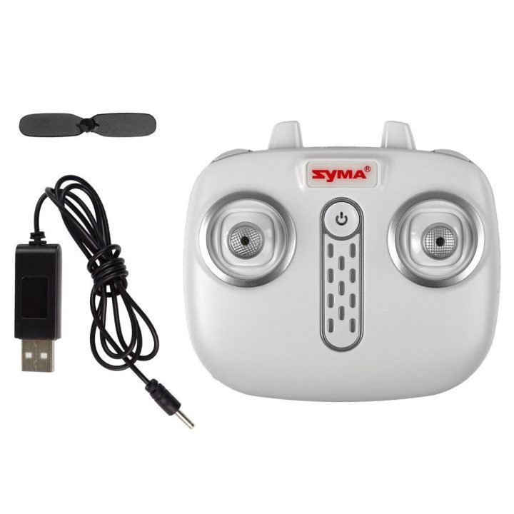 Raudonas nuotoliniu būdu valdomas sraigtasparnis SYMA S107H 2,4 GHz