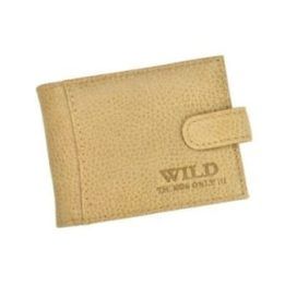 Natūralios odos vizitinių kortelių dėklas Wild