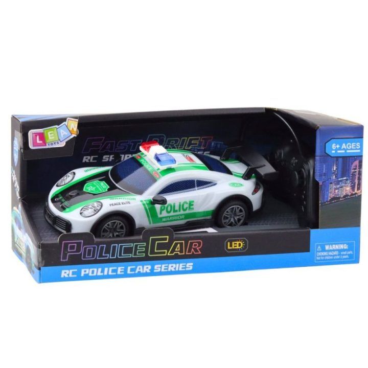 Nuotolinio valdymo pultas RC drift policijos automobiliui 1:22