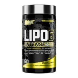 Riebalų degintojas kapsulėmis Nutrex Lipo-6 Black Intense Ultra Concentrate 60 kapsulių