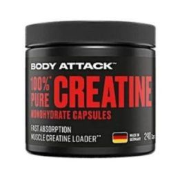 Kreatino monohidrato kapsulės Body Attack 240 vnt