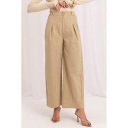Platūs culottes tipo moteriški kelnių šortai Italy Moda