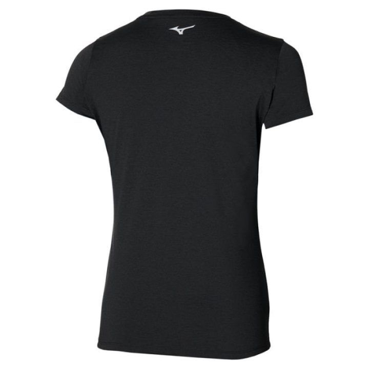 Moteriški marškinėliai Mizuno Impulse Core Tee, juodi
