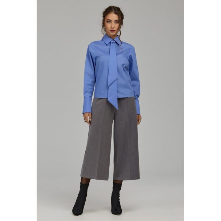 Moteriškos cropped plačios kelnės Nife