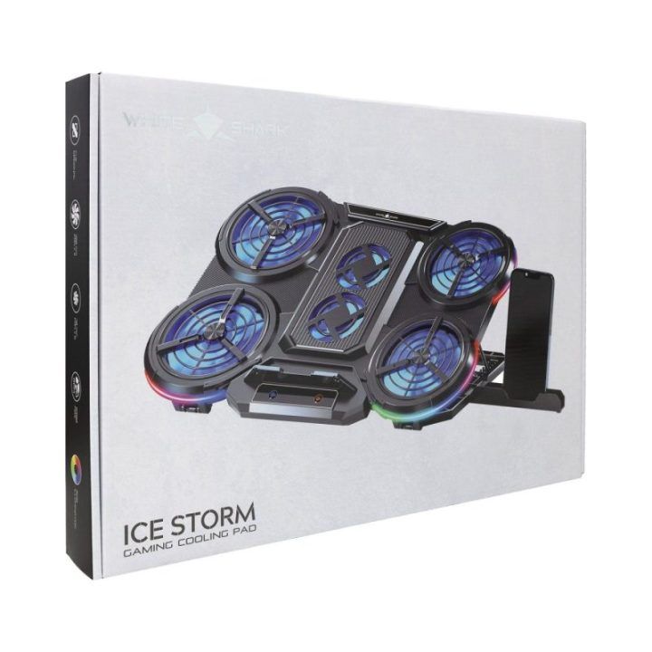 White Shark ICE STORM GCP-6 nešiojamojo kompiuterio aušinimo stovas
