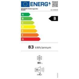 Severin GS 8848 šaldiklis, B energijos klasė, 85 l
