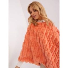 Oranžinis oversize pončas