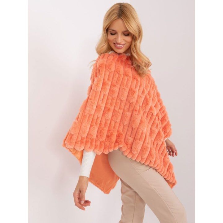 Oranžinis oversize pončas