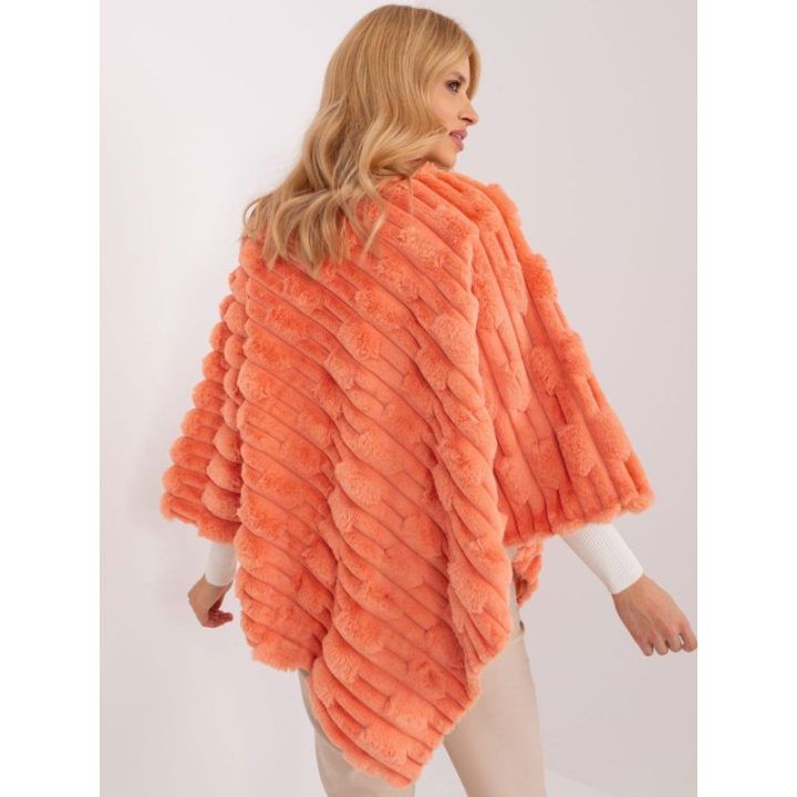 Oranžinis oversize pončas