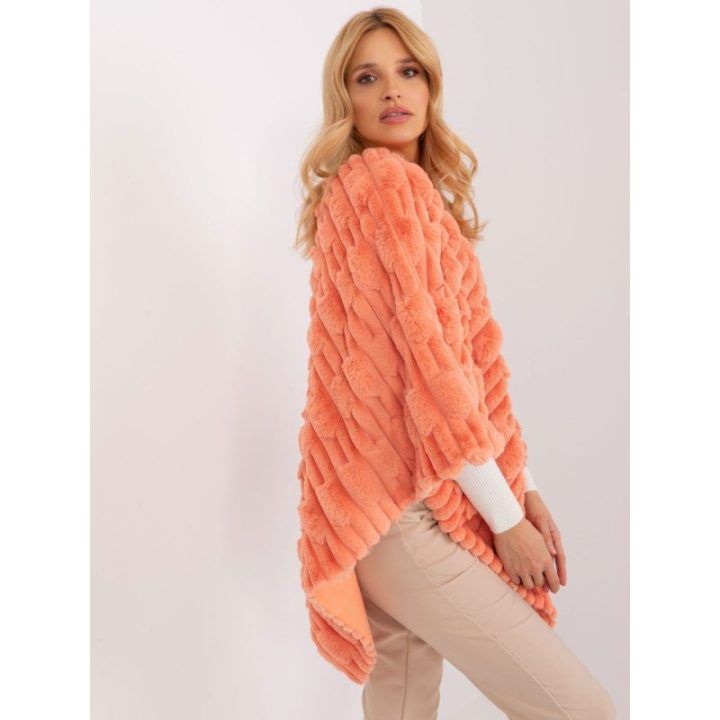 Oranžinis oversize pončas