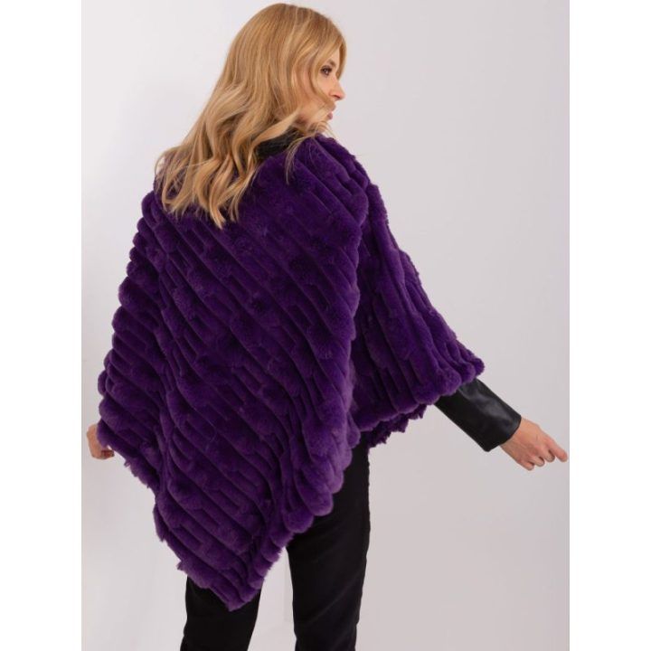 Violetinis pončas oversize