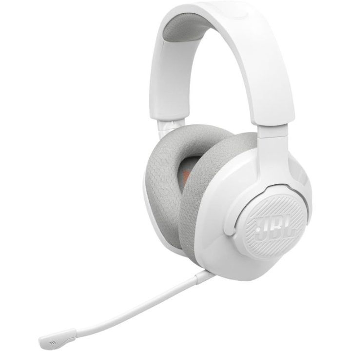 JBL Quantum 360 Wireless belaidės žaidimų ausinės, baltos