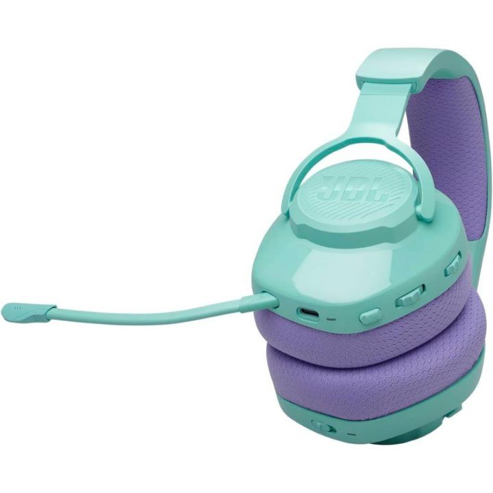JBL Quantum 360 Wireless žaidimų ausinės, žalsvai mėlynos
