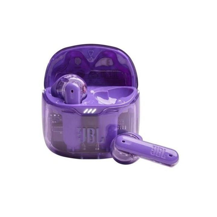 JBL Tune Flex NC Ghost Purple belaidės ausinės, violetinės