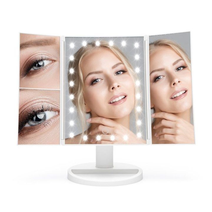 Rio MMFD-WH-EU/1,3 LED kosmetinis veidrodis su jutikliniu valdymu, baltas