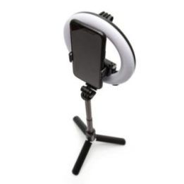 Rio RLRC-EU/1,3 15 cm žiedinė lemputė „Beauty & Vlogging“ su trikojiu