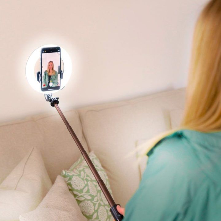 Rio RLRC-EU/1,3 15 cm žiedinė lemputė „Beauty & Vlogging“ su trikojiu
