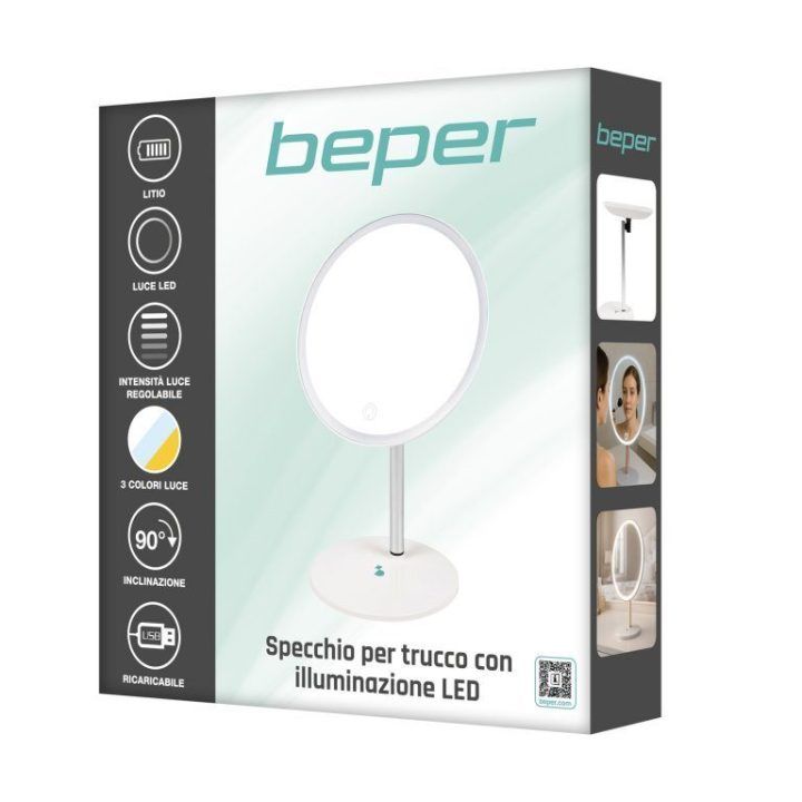 Beper P302VIS051 LED stalo veidrodis su 90° pakreipimu